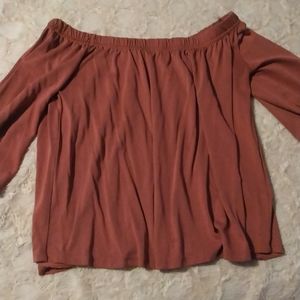 off the shoulder shirt